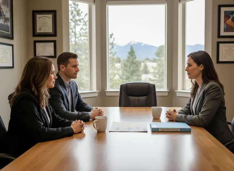 Colorado courts hear a family law case involving a child custody agreement