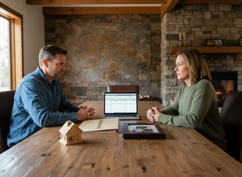 Colorado couple during the process of dissolution of marriage discussing property acquired prior to marriage
